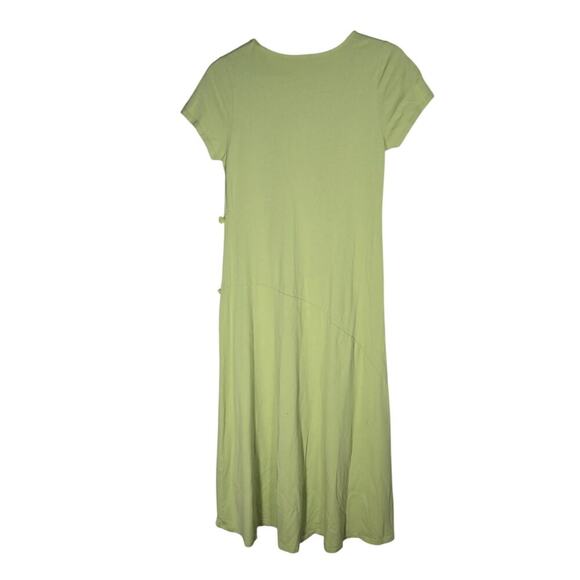 Soft Surroundings Lime Green Alana Dress with PomPom Tassels Margarita Medium - Picture 7 of 8